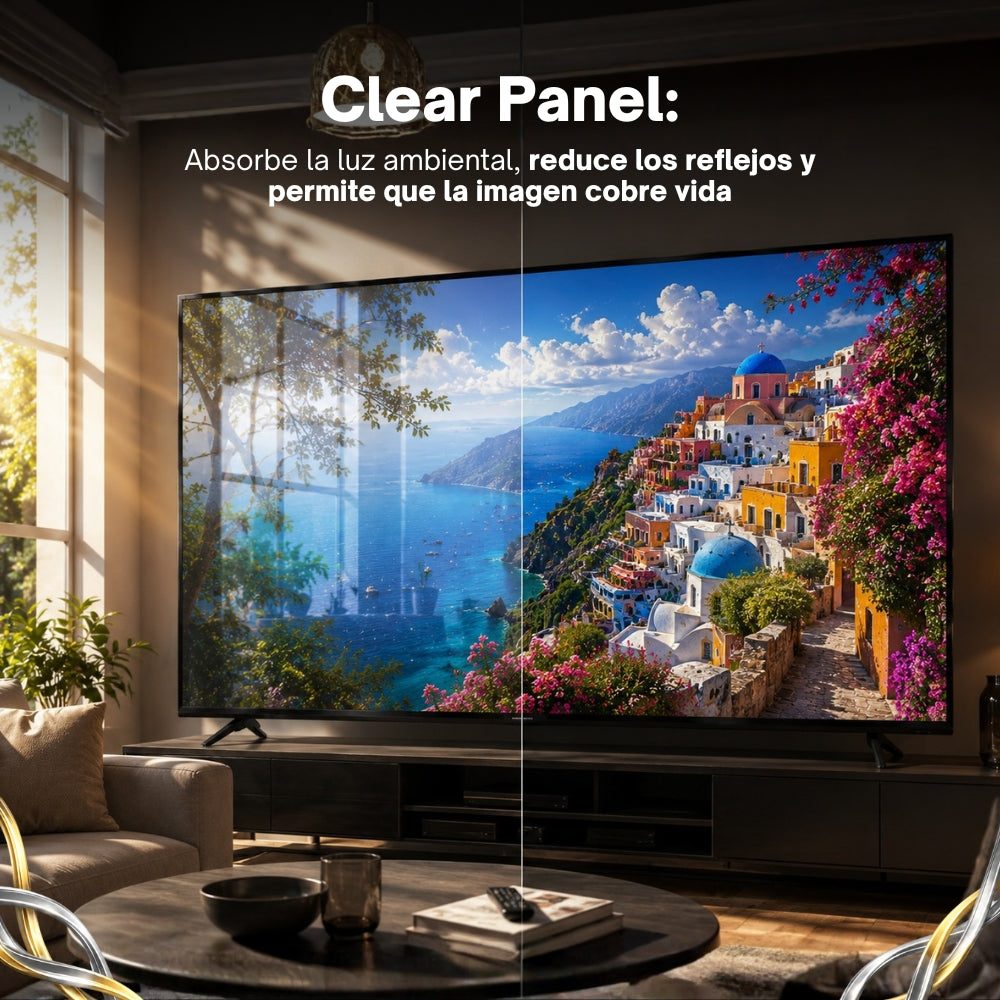 JVC Smart TV 50 pulgadas 4K UHD QLED Roku TV Frameless WiFi Dolby Audio 4 HDMI 2 USB AV Netflix YouTube Prime Video Modelo SI50QRF