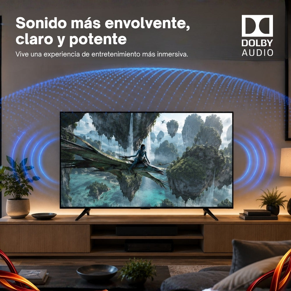 JVC Pantalla Smart TV 40 pulgadas Full HD LED Roku TV WiFi 3 HDMI 1 USB AV Netflix YouTube Prime Video Modelo SI40FR