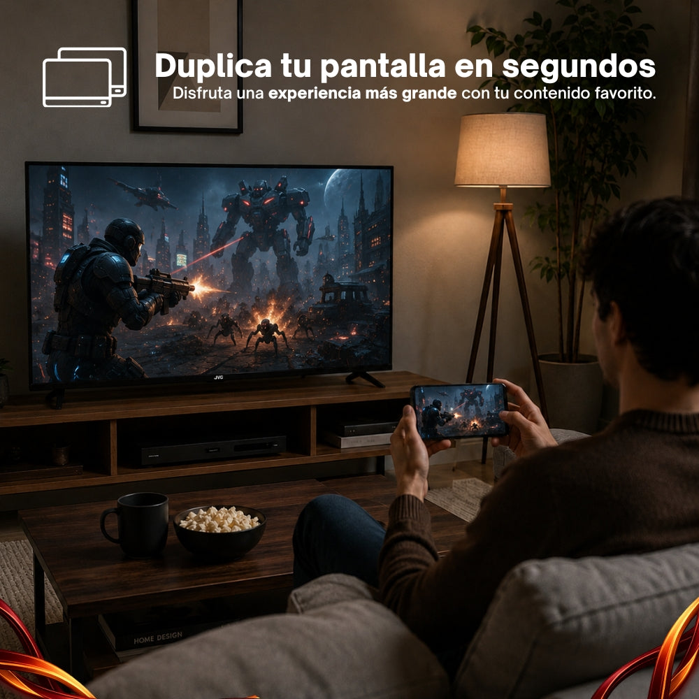 JVC Smart TV 43 pulgadas Full HD LED Frameless Roku TV WiFi 3 HDMI 1 USB AV Netflix YouTube Prime Video Modelo SI43FRF