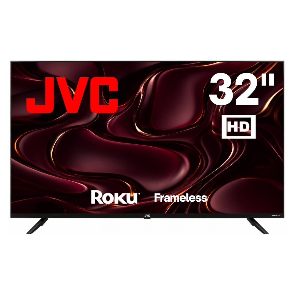 JVC Smart TV 32 pulgadas HD LED Roku TV Dolby Audio WiFi 3 HDMI 1 USB AV Netflix YouTube Prime Video Modelo SI32R