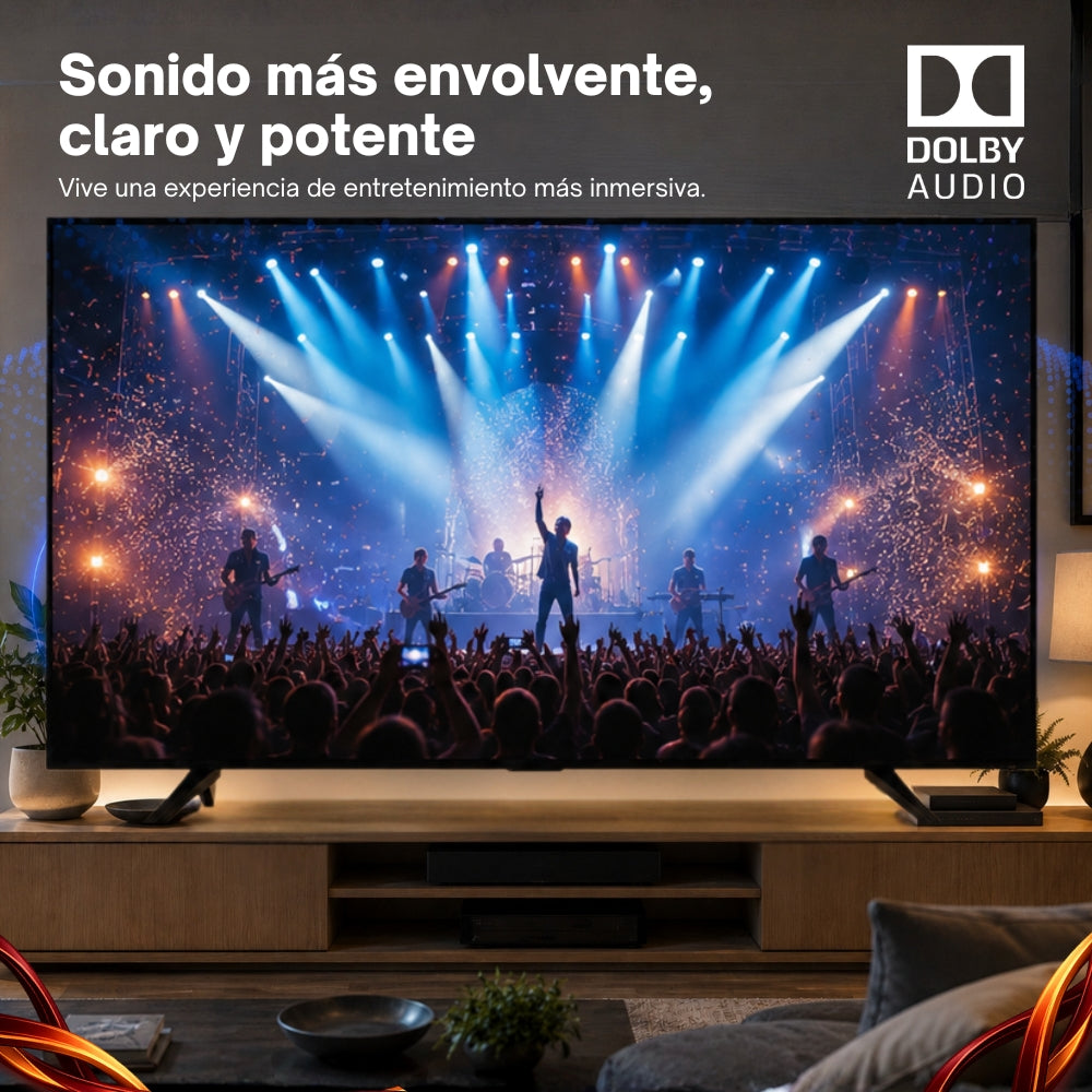 JVC Smart TV 86 pulgadas 4K UHD LED Frameless Roku TV WiFi 4 HDMI 2 USB AV Netflix YouTube Prime Video Modelo SI86URF
