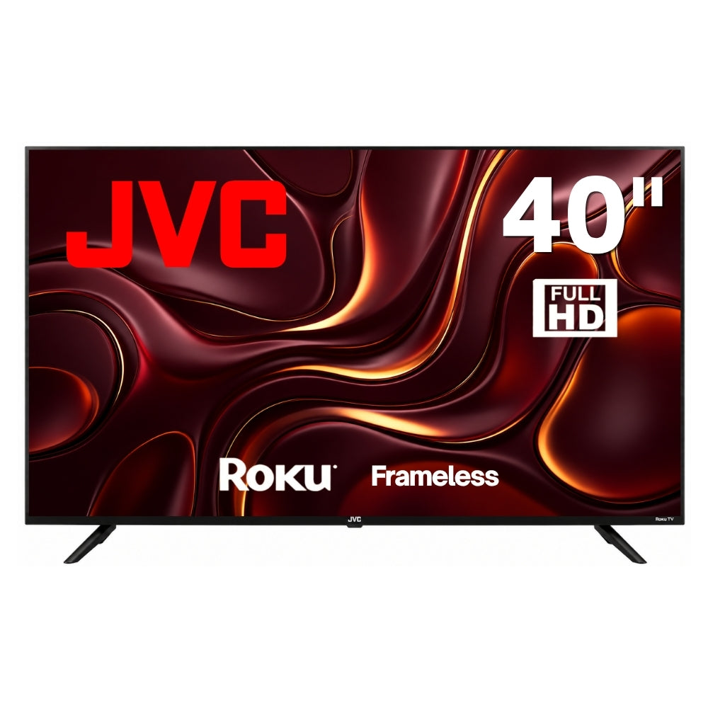JVC Pantalla  Smart TV 40 pulgadas Full HD LED Roku TV WiFi 3 HDMI 1 USB AV Netflix YouTube Prime Video Modelo SI40FR