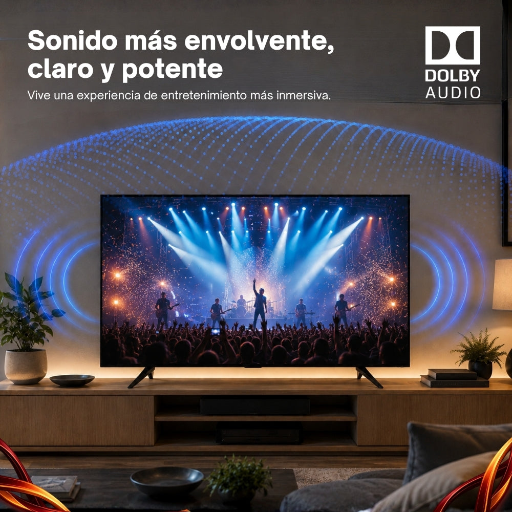 JVC Smart TV 43 pulgadas Full HD LED Frameless Roku TV WiFi 3 HDMI 1 USB AV Netflix YouTube Prime Video Modelo SI43FRF